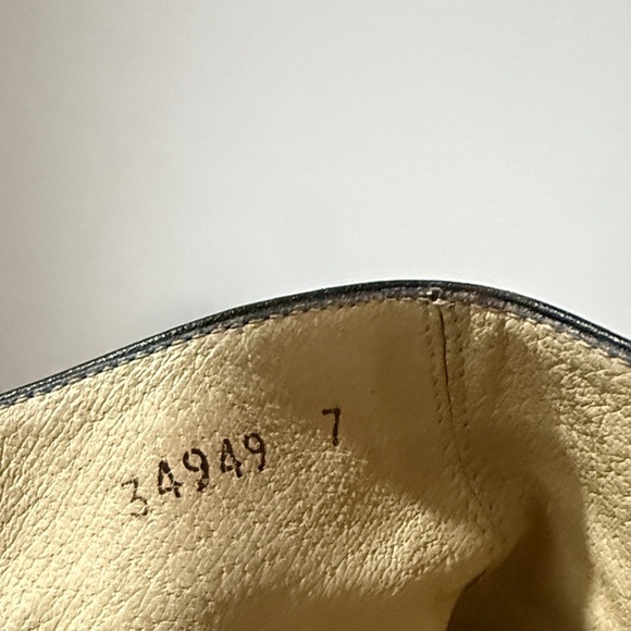 J Crew Chunky Heel Black Leather Ankle Boots - Picture 11 of 11